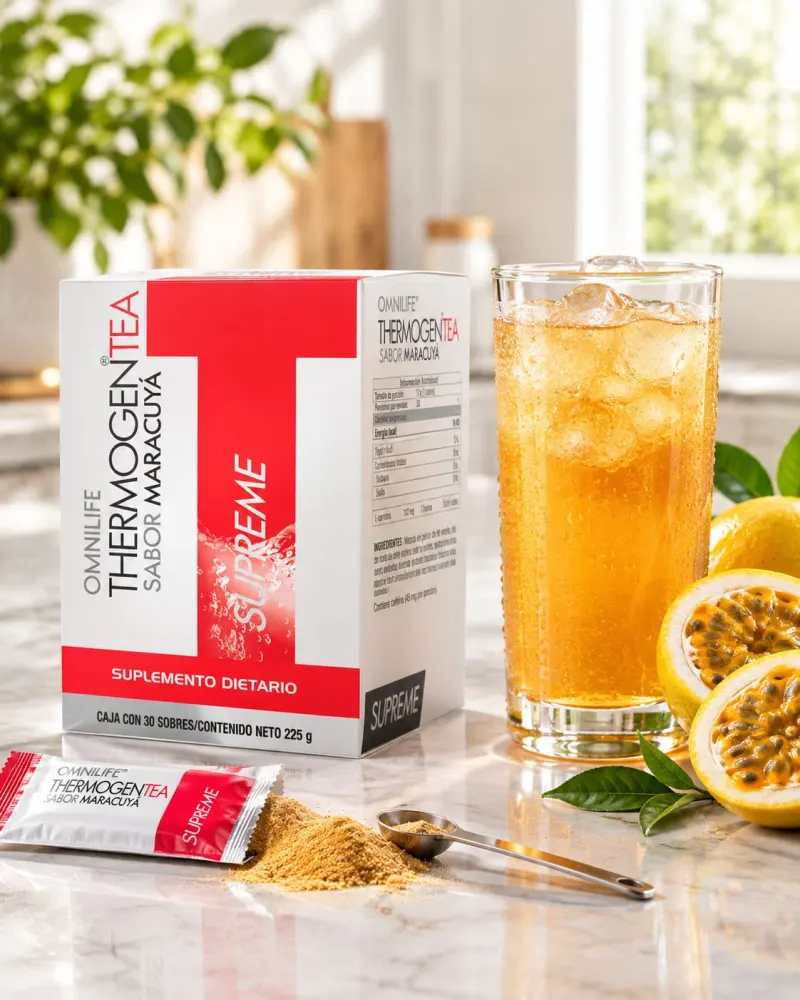 Thermogen Tea Maracuyá Supreme de Omnilife