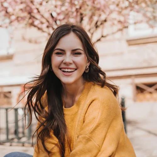 Productos Naturales para un Estilo de Vida Saludable chica sonriente